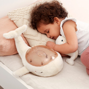 Veilleuse musicale Tranquil Whale Family "Blanc" Cloud B