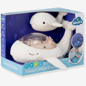 Veilleuse musicale Tranquil Whale Family "Blanc" Cloud B