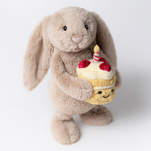 Peluche Bashful Lapin & Anniversaire (31 cm) Jellycat