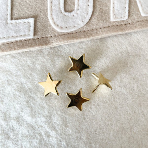 Punaises Etoiles dorées (x4) Les Petites Dates