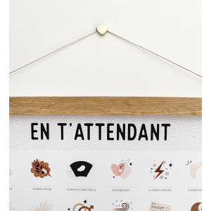 Punaises Coeurs dorés (x4) Les Petites Dates