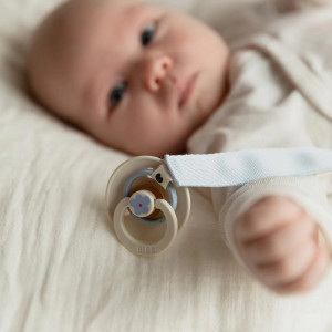 Attache sucette Ribbon "Rose Blush" Bibs