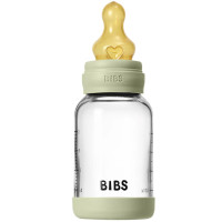 Biberon 120ml en verre ultra-résistant "Vert Sauge"