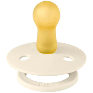 Tétine Bibs ronde en caoutchouc naturel (0-6 mois) STUDIO "Ivory Hush"