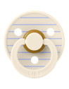 Tétine Bibs ronde en caoutchouc naturel (0-6 mois) STUDIO "Ivory Hush"