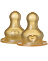 Tétines de biberon BIBS en latex Débit Medium Bibs