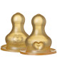 Tétines de biberon BIBS en latex "Débit Lent" (x2)