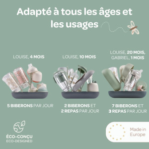 Égoutte-biberons "Forêt Misty/Mineral" Beaba
