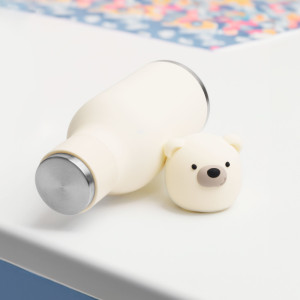Gourde en inox isotherme (460 ml) "Ours Blanc" Asobu
