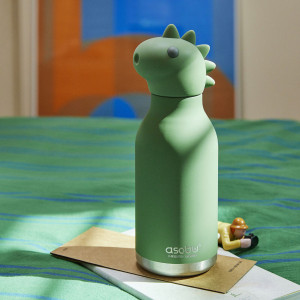 Gourde en inox isotherme (460 ml) Bestie "Dinosaure" Asobu