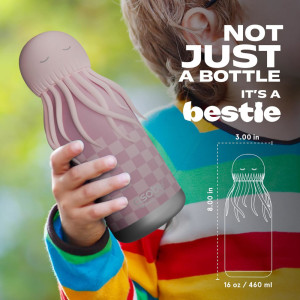 Gourde en inox isotherme (460 ml) Bestie "Méduse" Asobu