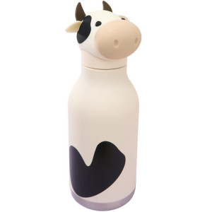 Gourde en inox isotherme (460 ml) Bestie "Vache" Asobu