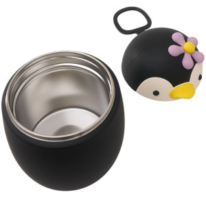 Boite repas en inox isotherme Bestie "Pingouin" (600 ml)  Asobu
