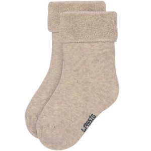 Chaussettes bébé Naissance en coton bio bouclette "Bleu" (x3)