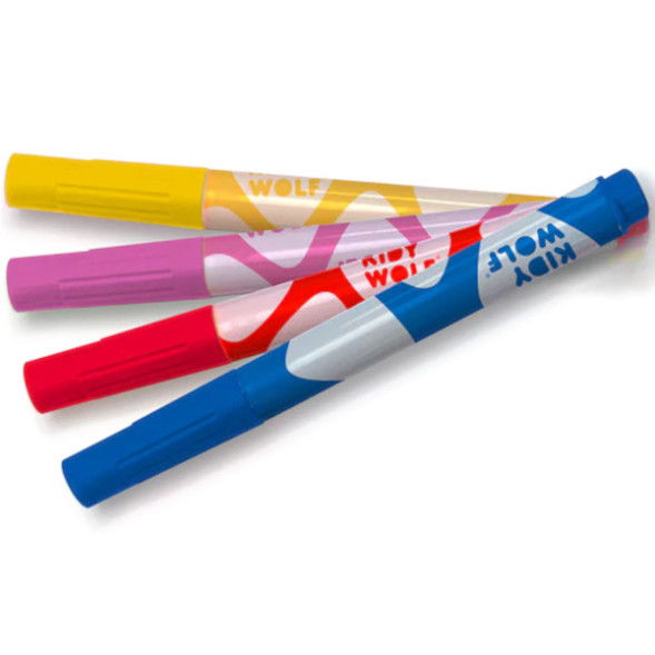 Set de marqueurs Fluo 2 KIDYMARKERS PRO tablette KIDYDRAW Pro (x4)
