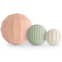 Balles sensorielles en silicone "Blush"