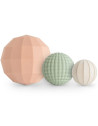 Balles sensorielles en silicone "Blush"