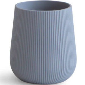 Verre bébé en silicone "Bleu Alizé" Mushie