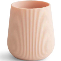 Gobelet d'apprentissage bébé en silicone "Rose Blush"
