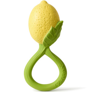 Hochet de dentition en caoutchouc naturel "Citron" Oli & Carol