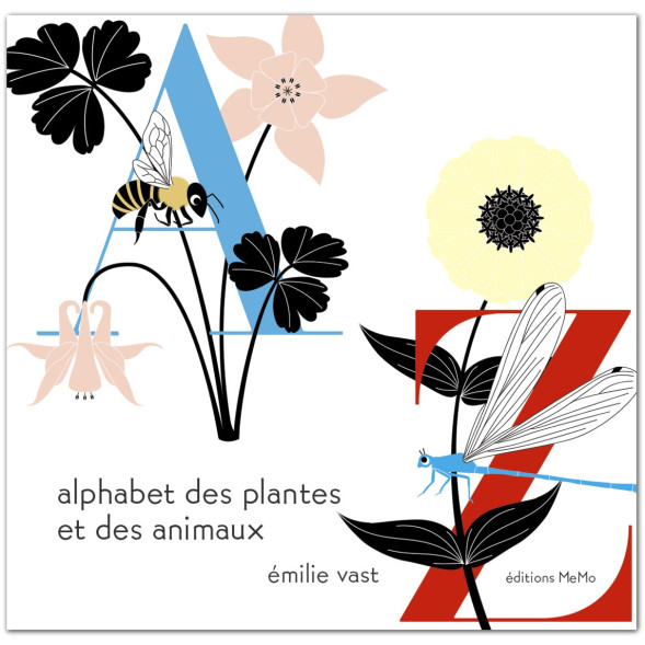 Livre enfant "Alphabet des plantes et des animaux" d'Émilie Vast (2-6 ans)