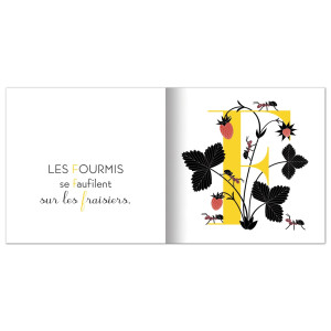 Livre "Alphabet des plantes et des animaux" d'Émilie Vast (2-6 ans) Memo