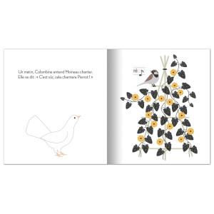 Livre enfant "Le chant de Colombine" d'Émilie Vast (3-6 ans) Memo
