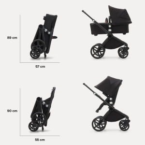  Poussette Bugaboo Fox Cub "Nuit Noire"