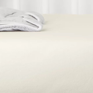 Drap housse 70x140 en coton bio "Ecru" Kadolis