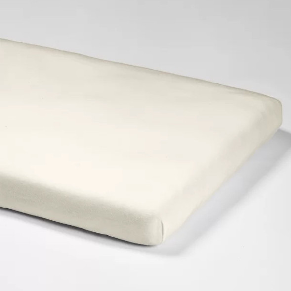 Drap housse 70x140 en coton bio "Ecru"
