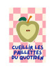 Carte Postale "Cueillir les pailletes du quotidien"