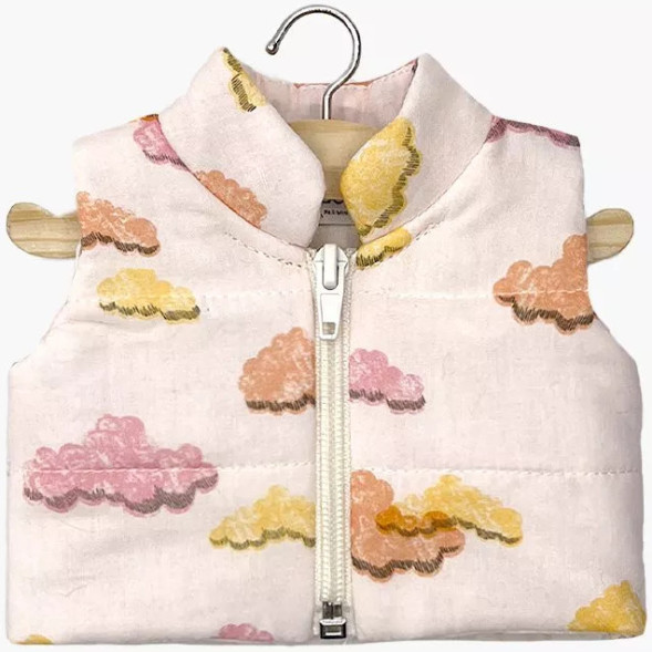 Gordis - Doudoune sans manches pour poupon Gordis "Happy Clouds"