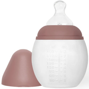 Biberon anti-colique en silicone BibRond (240ml) "Blossom"