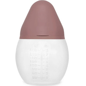 Biberon anti-colique en silicone BibRond (240ml) "Blossom"
