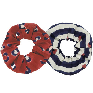 Chouchous en coton LOUP "Brique" (x2) Milinane