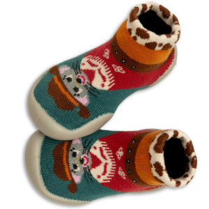Chaussons Chaussettes à semelle souple "Fievel" Collegien