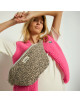 Sac Banane à langer en gaze de coton Capsule "Leopard Beige"
