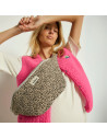 Sac Banane à langer en gaze de coton Capsule "Leopard Beige"