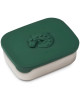 Boîte Lunchbox compartimentée en inox et silicone Arthur "Crocodile"