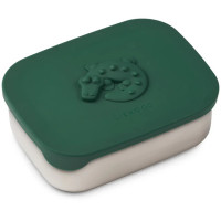 Boîte Lunchbox compartimentée en inox et silicone Arthur "Crocodile"
