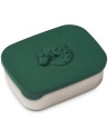 Boîte Lunchbox compartimentée en inox et silicone Arthur "Crocodile"