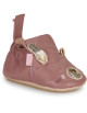Chaussons bébé en cuir My Blublu "Lapinou Rose"