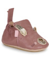 Chaussons bébé en cuir My Blublu "Lapinou Rose"