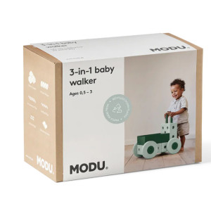 Trotteur 3-en-1 "Ocean Mint / Forest Green" (6-36 mois) Modu