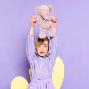 Peluche WWF Cub Club Ebu l'Eléphant Rose (29 cm) WWF Bon Ton Toys