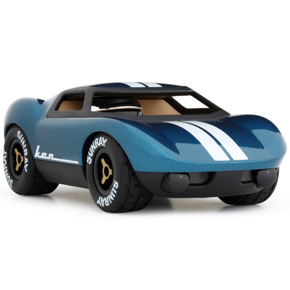 Voiture Mini Ken Cash "Bleu/Blanc"  (17,4 cm)