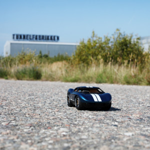Voiture Mini Ken Cash "Bleu/Blanc"  (17,40cm) Playforever