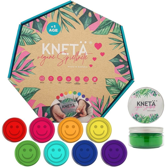 Coffret de pâte à modeler "8 couleurs" (8 pots de 125g)