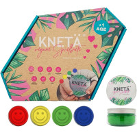 Coffret de pâte à modeler "4 couleurs" (4 pots de 125g)