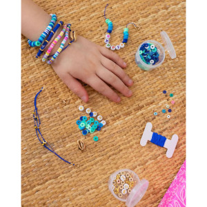 Coffret de Bijoux "Bracelets Heishi Cobalt"  Sycomore